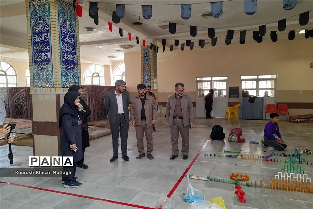 بازدید مسئولان استانی از روند مسابقات استانی المپیاد رویش در اردوگاه شهید دستغیب شیراز