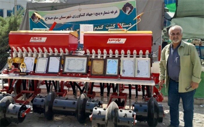 دستگاه گندم کار پارس آب مورد نیاز را تا یک سوم کاهش می دهد