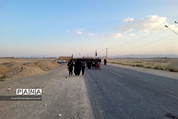 مراسم پیاده روی حرم تا حرم در ابرکوه