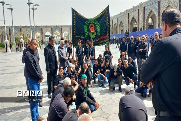 مراسم  عزاداری دهه آخر صفر درحرم امام رضا( ع)