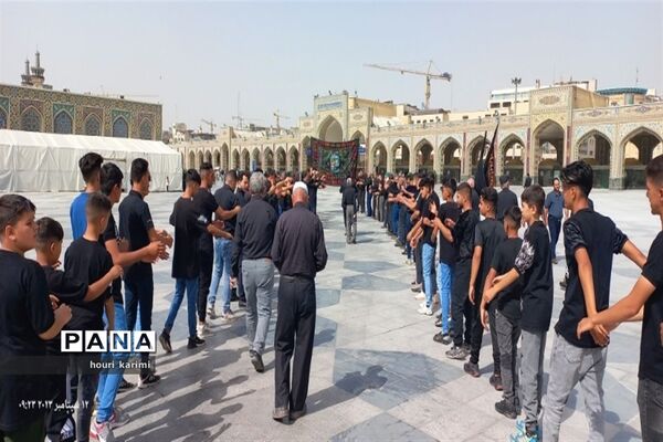 مراسم  عزاداری دهه آخر صفر درحرم امام رضا( ع)