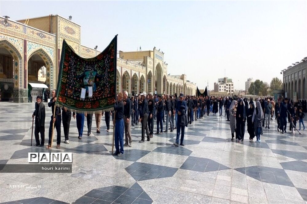 مراسم  عزاداری دهه آخر صفر درحرم امام رضا( ع)