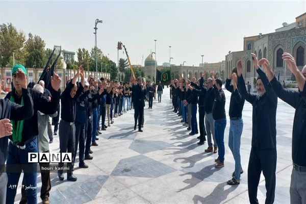 مراسم  عزاداری دهه آخر صفر درحرم امام رضا( ع)