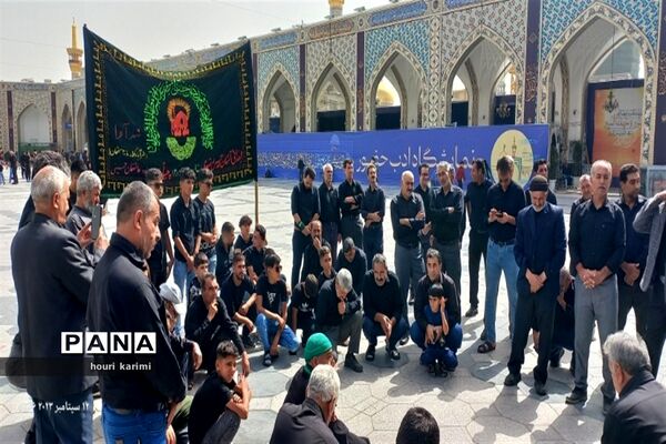 مراسم  عزاداری دهه آخر صفر درحرم امام رضا( ع)