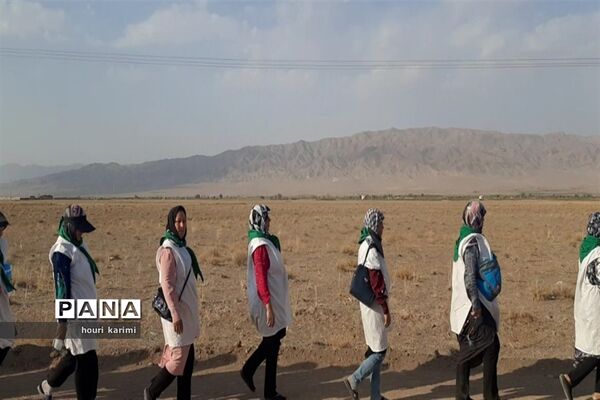 پیاده‌روی هیات عزاداران شهرستان مانه و سملقان دردهه آخر صفر به  حرم امام رضا( ع)