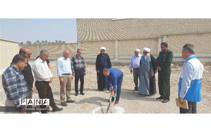 کلنگ‌زنی ساختمان دو کلاسه در آموزشگاه فجر اسلام بخش