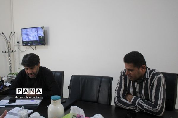 جلسه هماهنگی جشنواره  جام پرچم  در بخشداری چغادک  شهرستان بوشهر