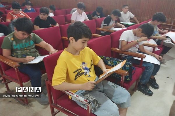آزمون جشنواره کتابخوانی دانایی و توانایی در قائمشهر