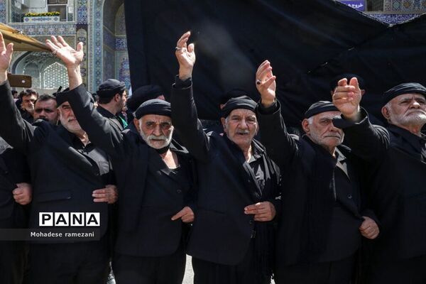 مراسم عزاداری ۲۸ صفر در حرم مطهر رضوی