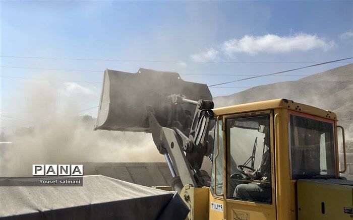 شروع عملیات  آواربرداری روستاهای خسارت دیده  در سیل اهر