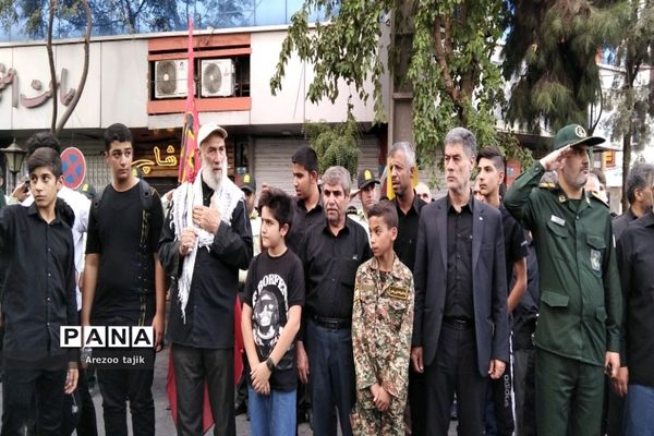 مراسم تشییع شهید گمنام در شهرستان‌ورامین