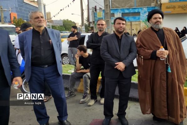 مراسم تشییع شهید گمنام در شهرستان‌ورامین