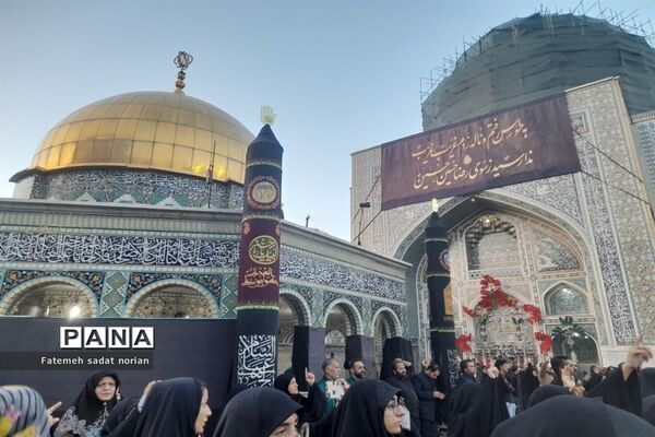 اولین اجتماع عزاداران نوجوان کشور در صحن قدس حرم مطهر رضوی