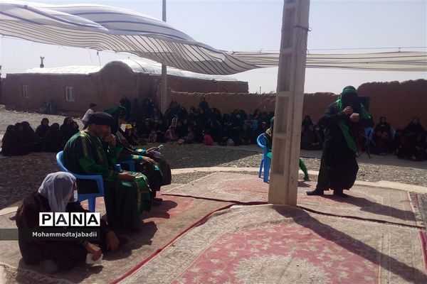 برگزاری مراسم تعزیه‌خوانی شهادت امام حسن مجتبی (ع) در روستای تاج آباد داورزن