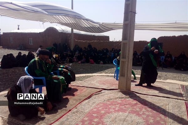 برگزاری مراسم تعزیه‌خوانی شهادت امام حسن مجتبی (ع) در روستای تاج آباد داورزن