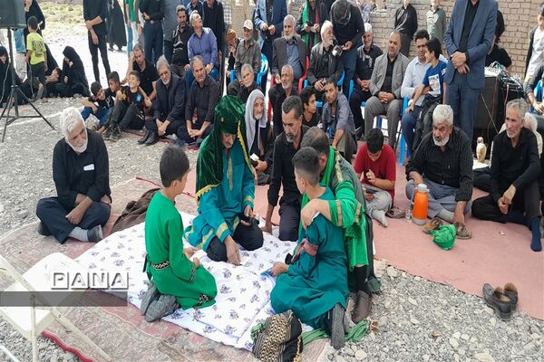 برگزاری مراسم تعزیه‌خوانی شهادت امام حسن مجتبی (ع) در روستای تاج آباد داورزن