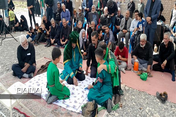 برگزاری مراسم تعزیه‌خوانی شهادت امام حسن مجتبی (ع) در روستای تاج آباد داورزن