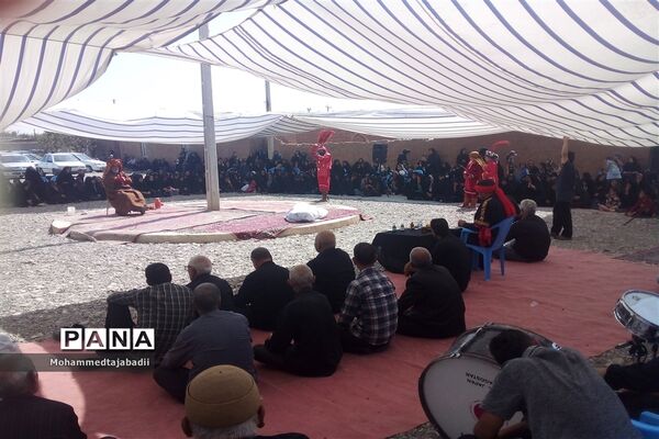 برگزاری مراسم تعزیه‌خوانی شهادت امام حسن مجتبی (ع) در روستای تاج آباد داورزن