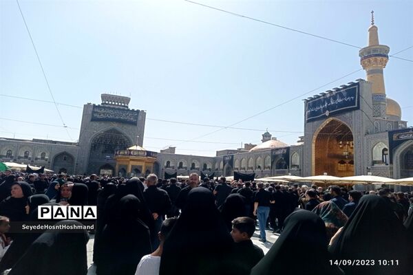 حضور پرشور محبان اهل بیت در مشهد مقدس و برپایی موکب‌های پذیرایی از زائران