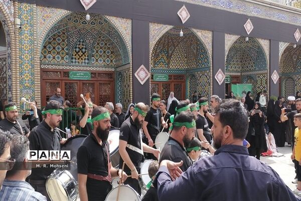 عزاداری ایام پایانی ماه صفر در حرم حضرت معصومه(س)