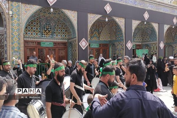 عزاداری ایام پایانی ماه صفر در حرم حضرت معصومه(س)