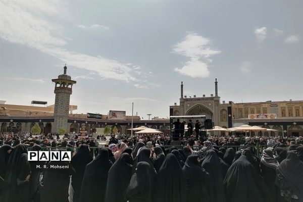 عزاداری ایام پایانی ماه صفر در حرم حضرت معصومه(س)