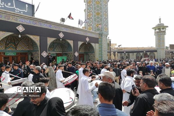 عزاداری ایام پایانی ماه صفر در حرم حضرت معصومه(س)