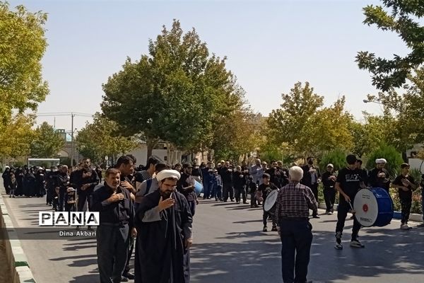 مراسم عزاداری مردم شهرستان گلبهار