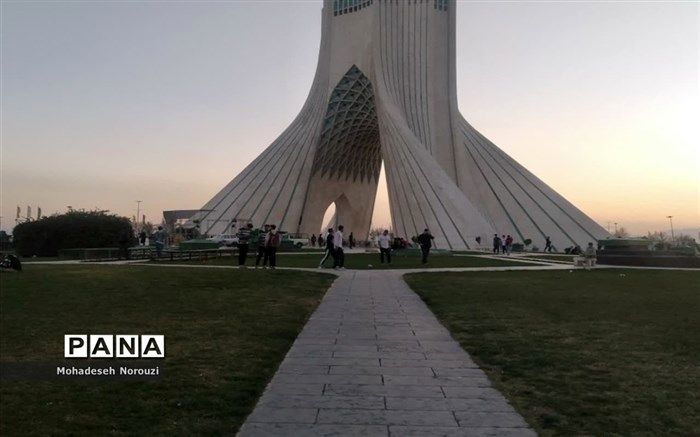 کاهش نسبی دمای هوای تهران
