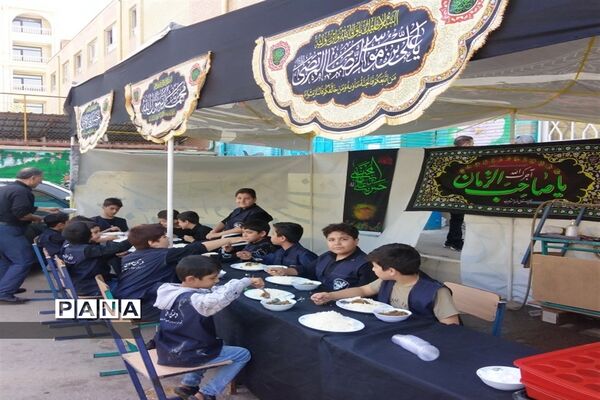 مشارکت پرشور و خودجوش دانش‌آموزان دبستان مولوی در طرح گام‌های عاشقی