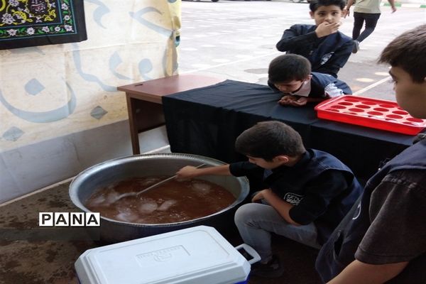 مشارکت پرشور و خودجوش دانش‌آموزان دبستان مولوی در طرح گام‌های عاشقی