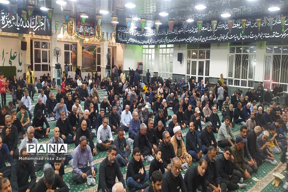 آیین سوگواری امام رئوف در آرامگاه سید حمزه کاشمر