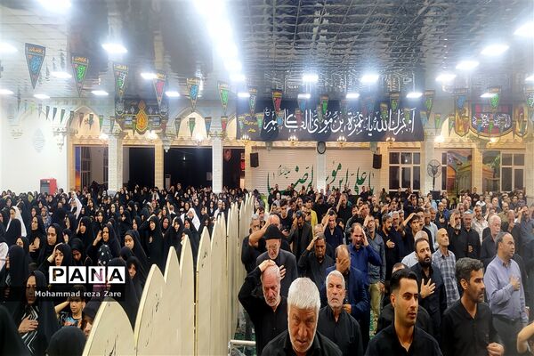 آیین سوگواری امام رئوف در آرامگاه سید حمزه کاشمر