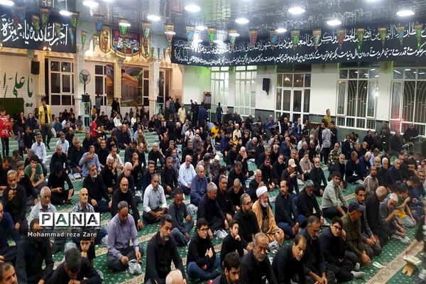 آیین سوگواری امام رئوف در آرامگاه سید حمزه کاشمر