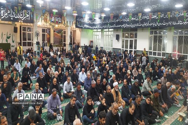 آیین سوگواری امام رئوف در آرامگاه سید حمزه کاشمر