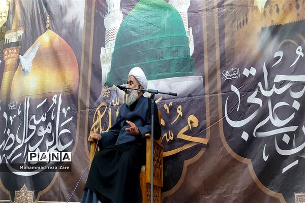 آیین سوگواری امام رئوف در آرامگاه سید حمزه کاشمر