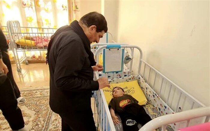 بازدید مخبر از مرکز نگهداری کودکان یتیم معلول ذهنی مشهد