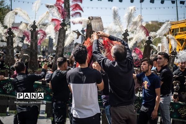 عزاداری زائران و مجاوران رضوی