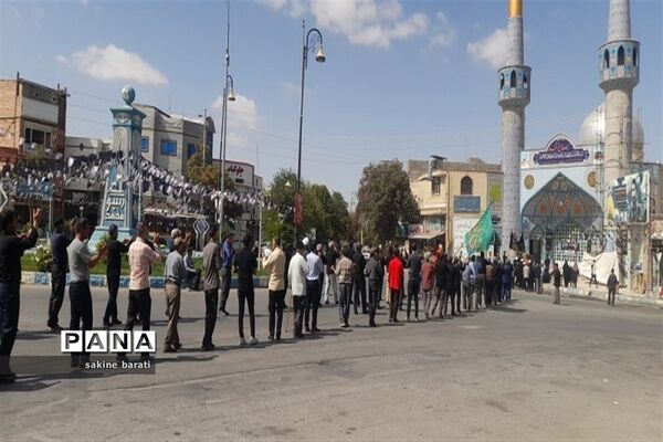 مراسم پیاده‌روی و سینه‌زنی به مناسبت شهادت امام رضا (ع)