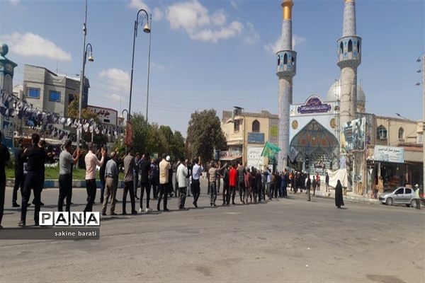 مراسم پیاده‌روی و سینه‌زنی به مناسبت شهادت امام رضا (ع)