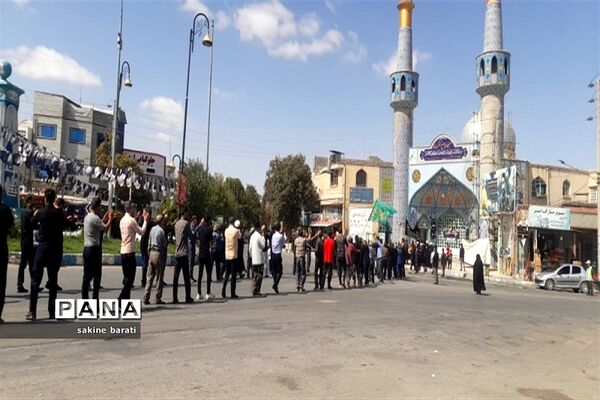 مراسم پیاده‌روی و سینه‌زنی به مناسبت شهادت امام رضا (ع)