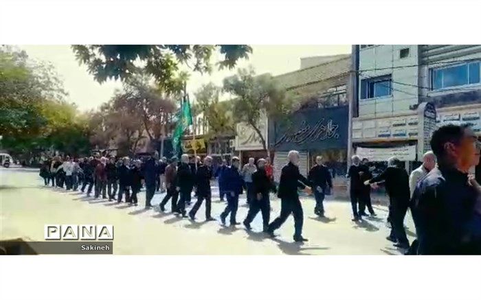 مراسم پیاده‌روی و سینه‌زنی در سالروز شهادت امام رضا(ع) در شهرستان مانه و سملقان/فیلم