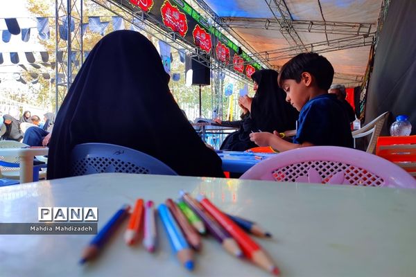 برپایی موکب خدمت‌رسانی شورای هماهنگی مدارس و مراکز غیردولتی مشهد الرضا در دهه آخر صفر