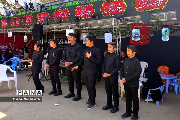 برپایی موکب خدمت‌رسانی شورای هماهنگی مدارس و مراکز غیردولتی مشهد الرضا در دهه آخر صفر