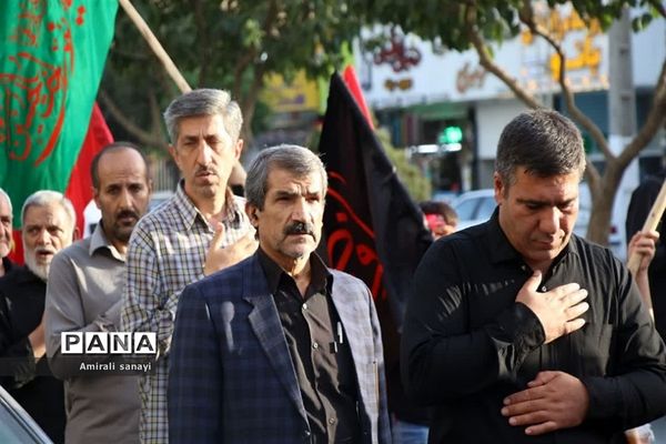 مراسم راهپیمایی عزاداری امام رضا (ع) در شهرستان‌قرچک