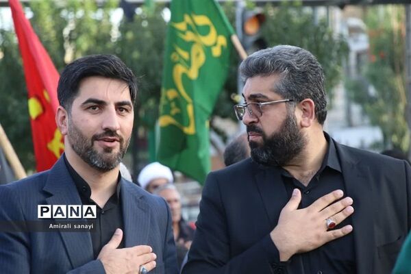 مراسم راهپیمایی عزاداری امام رضا (ع) در شهرستان‌قرچک
