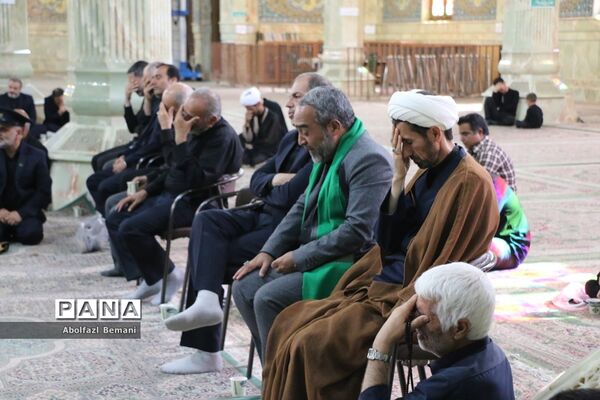 دسته عزاداری خادمان حرم خواهر در سوگ شهادت برادر