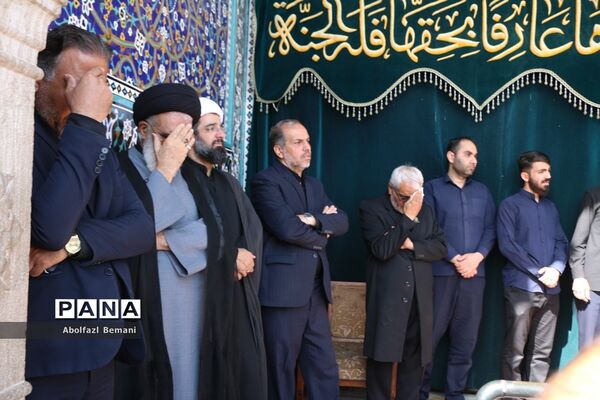 دسته عزاداری خادمان حرم خواهر در سوگ شهادت برادر
