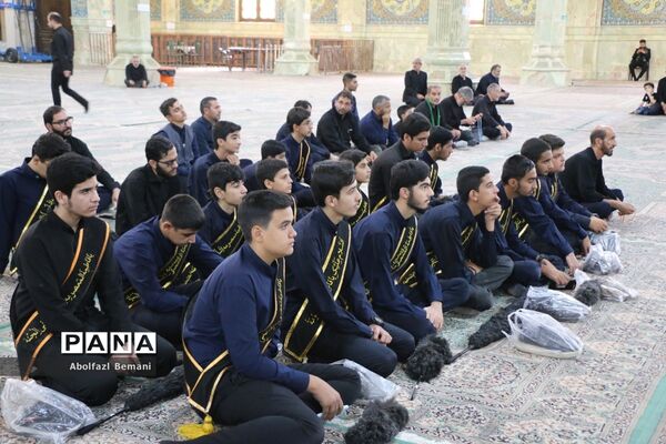 دسته عزاداری خادمان حرم خواهر در سوگ شهادت برادر