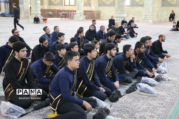 دسته عزاداری خادمان حرم خواهر در سوگ شهادت برادر